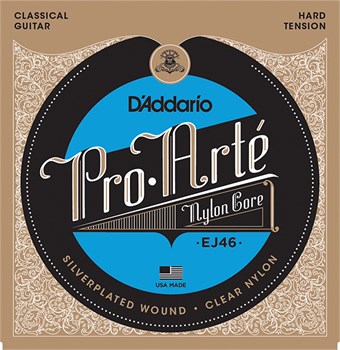 EJ46 PRO ARTE Струны для классической гитары нейлоновые  оригиналы Hard D`Addario EJ46 оригинал - фото 2643