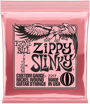 ERNIE BALL 2217 Nickel Wound Slinky Zippy 7-36 Струны для электрогитары 2217 - фото 2835