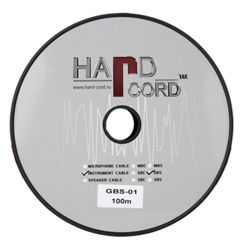 HardCord GBS-01 инструментальный кабель, 100м GBS-01 - фото 5071