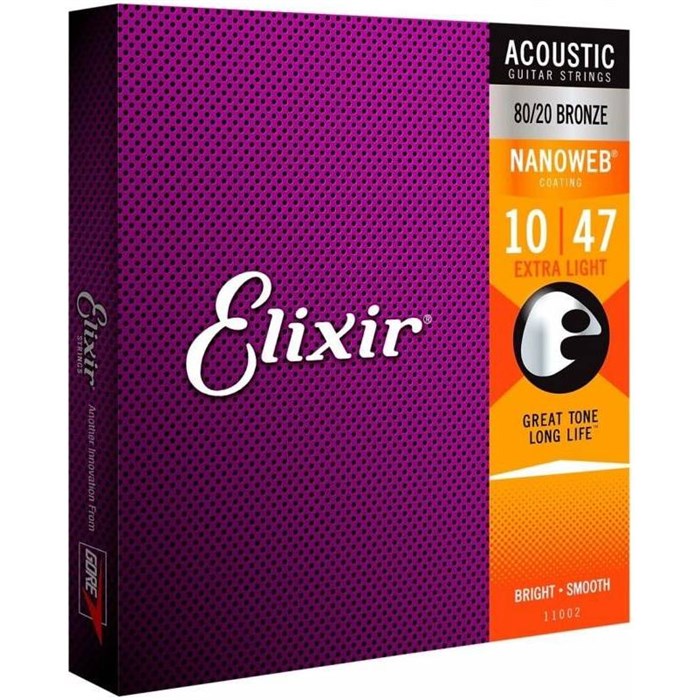 Струны для акустической гитары Elixir 11002 10-47 11002 - фото 5301