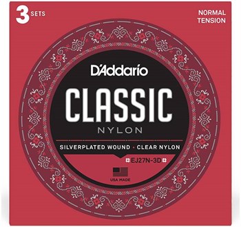 D'ADDARIO EJ27 N-3D - Струны для классической гитары EJ27N-3D-2 - фото 8516