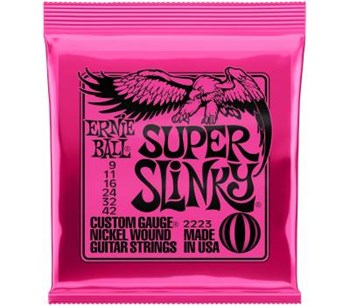 ERNIE BALL 2223 Nickel Wound Slinky Super 9-42 - Струны для электрогитары P02223-2 - фото 8602