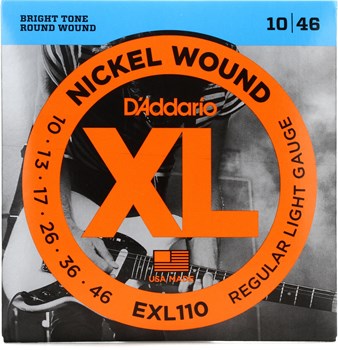 D'ADDARIO EXL110 - Струны для электрогитары EXL110-2 - фото 8611