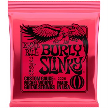 ERNIE BALL 2226 Nickel Wound Slinky Burly 11-52 - Струны для электрогитары P02226-2 - фото 8615