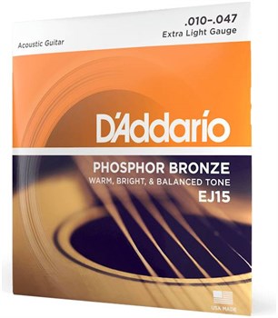 D'ADDARIO EJ15 - Струны для акустической гитары EJ15-2 - фото 8630