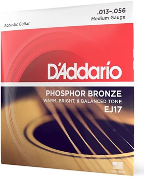 D'ADDARIO EJ17 - Струны для акустической гитары EJ17-2 - фото 8636