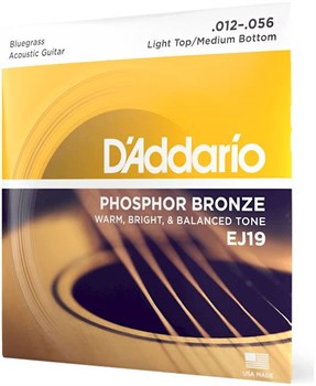 D'ADDARIO EJ19 - Струны для акустической гитары EJ19-2 - фото 8641