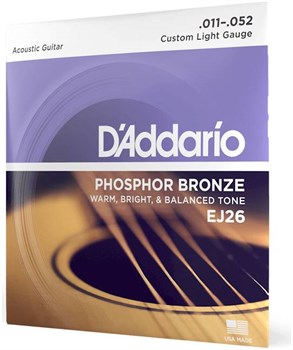 D'ADDARIO EJ26 - Струны для акустической гитары EJ26-2 - фото 8643