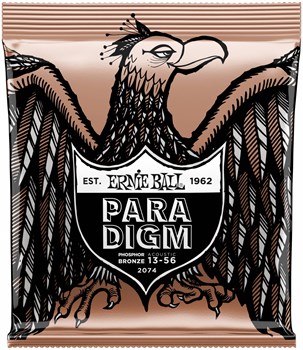 ERNIE BALL 2074 Paradigm Phosphor Bronze Medium 13-56 - Струны для акустической гитары P02074-1 - фото 8680