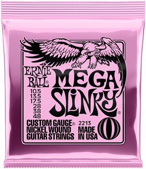 ERNIE BALL 2213 Nickel Wound Slinky Mega 10.5-48 - Струны для электрогитары P02213-2 - фото 8885