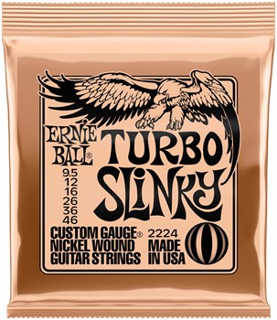 ERNIE BALL 2224 Nickel Wound Slinky Turbo 9.5-46 - Струны для электрогитары P02224-1 - фото 8889