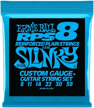 ERNIE BALL 2238 RPS Nickel Wound Slinky Extra 8-38 - Струны для электрогитары P02238-2 - фото 8894