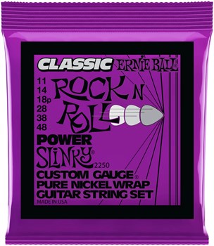 ERNIE BALL 2250 Classic Rock n Roll Pure Nickel Slinky Power 11-48 - Струны для электрогитары P02250-2 - фото 8903