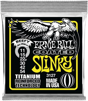 ERNIE BALL 3127 RPS Coated Titanium Slinky Beefy 11-54 - Струны для электрогитары P03127-2 - фото 8935