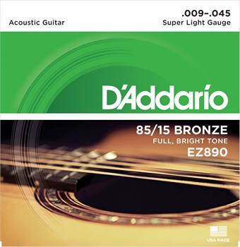 D'ADDARIO EZ890 - Струны для акустической гитары EZ890-2 - фото 8960