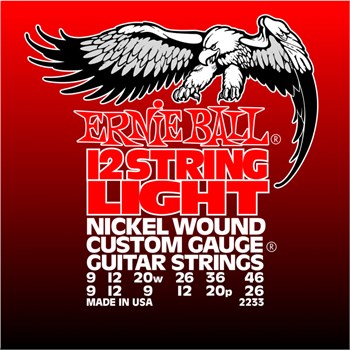 ERNIE BALL 2233 Nickel Wound Light 9-46 - Струны для 12 струнной электрогитары P02233-1 - фото 9042