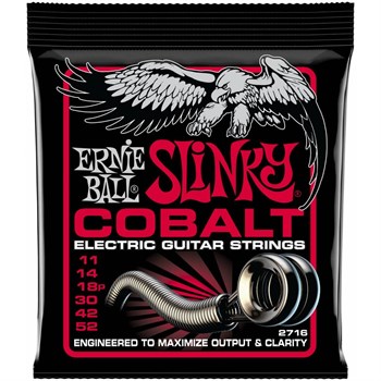 ERNIE BALL 2716 Cobalt Slinky Burly 11-52 - Струны для электрогитары ERNIE BALL 2716 - фото 994