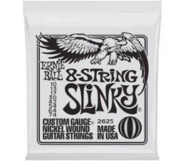 ERNIE BALL 2625 Nickel Wound Slinky 10-76 - Струны для 8 струнной электрогитары Эрни Болл P02625-3