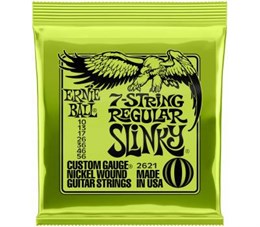 ERNIE BALL 2621 Nickel Wound Slinky Regular 10-56 - Струны для 7 струнной электрогитары Эрни Болл 2621