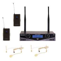 Radiowave UHS-802S радиосистема с 2 головными микрофонами с выборной частотой телесного цвета UHS-802S