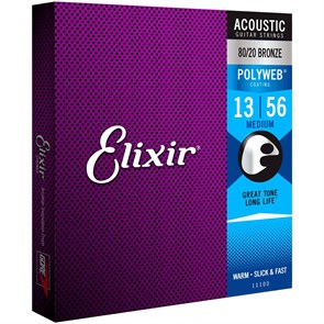 Струны для акустической гитары Elixir 11100 13-56