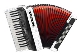 A1641 BRAVO III 80 White Аккордеон, белый, Hohner A1641