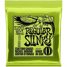 ERNIE BALL 2221 Nickel Wound Slinky Regular 10-46 - Струны для электрогитары P02221-2