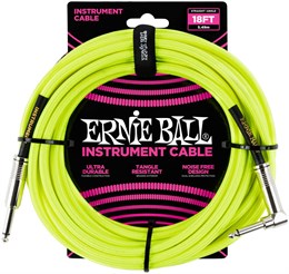 ERNIE BALL 6085, 5.49м - Инструментальный кабель P06085-1