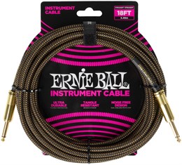 ERNIE BALL 6432, 5.49м - Инструментальный кабель P06432-1