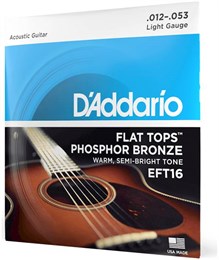 D'ADDARIO EFT 16 - Струны для акустической гитары EFT16-2