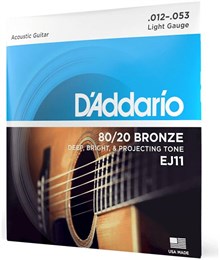 D'ADDARIO EJ11 - Струны для акустической гитары EJ11-2