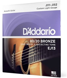 D'ADDARIO EJ13 - Струны для акустической гитары EJ13-2