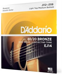 D'ADDARIO EJ14 - Струны для акустической гитары EJ14-2