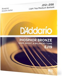 D'ADDARIO EJ19 - Струны для акустической гитары EJ19-2