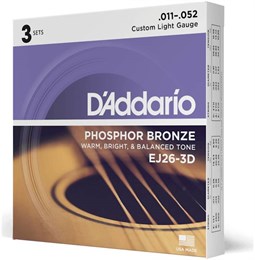 D'ADDARIO EJ26-3D - Струны для акустической гитары EJ26-3D-2