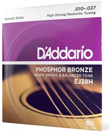 D'ADDARIO EJ38 H - Струны для акустической гитары EJ38H-2