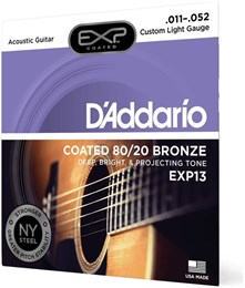 D'ADDARIO EXP13 - Струны для акустической гитары EXP13-2