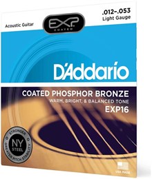 D'ADDARIO EXP16 - Струны для акустической гитары EXP16-2