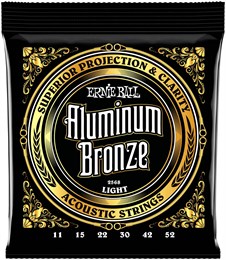 ERNIE BALL 2568 Aluminum Bronze Light 11-52 - Струны для акустической гитары P02568-1