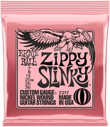 ERNIE BALL 2217 Nickel Wound Slinky Zippy 7-36 - Струны для электрогитары P02217-1