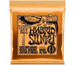 ERNIE BALL 2222 Nickel Wound Slinky Hybrid 9-46 - Струны для электрогитары P02222-2