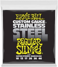 ERNIE BALL 2246 Stainless Steel Slinky Regular 10-46 - Струны для электрогитары P02246-2