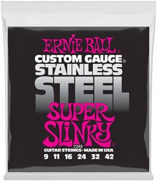 ERNIE BALL 2248 Stainless Steel Slinky Super 9-42 - Струны для электрогитары P02248-2