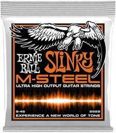 ERNIE BALL 2922 M-Steel Slinky Hybrid 9-46 - Струны для электрогитары P02922-1