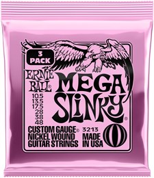 ERNIE BALL 3213 Nickel Slinky Mega 3 Pack 10.5-48 - Струны для электрогитары P03213-1