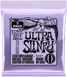 ERNIE BALL 3227 Nickel Slinky Ultra 3 Pack 10-48 - Струны для электрогитары P03227-1