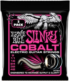 ERNIE BALL 3723 Cobalt Slinky Super 3 Pack 9-42 - Струны для электрогитары P03723-1