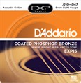 Струны для акустической гитары D'Addario EXP15 10-47 EXP15 - фото 5285