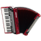 A1673 BRAVO III 96 RED Аккордеон Hohner A1673 - фото 6218